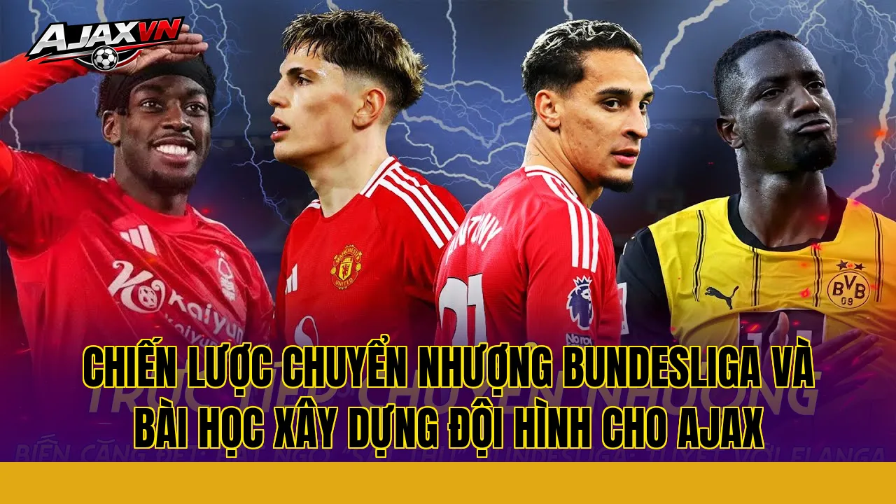 Chiến lược chuyển nhượng Bundesliga và bài học xây dựng đội hình cho Ajax