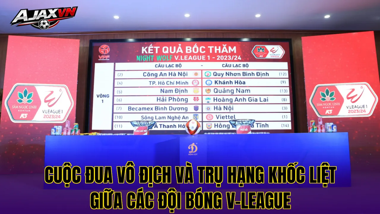 Cuộc đua vô địch và trụ hạng khốc liệt giữa các đội bóng V-League