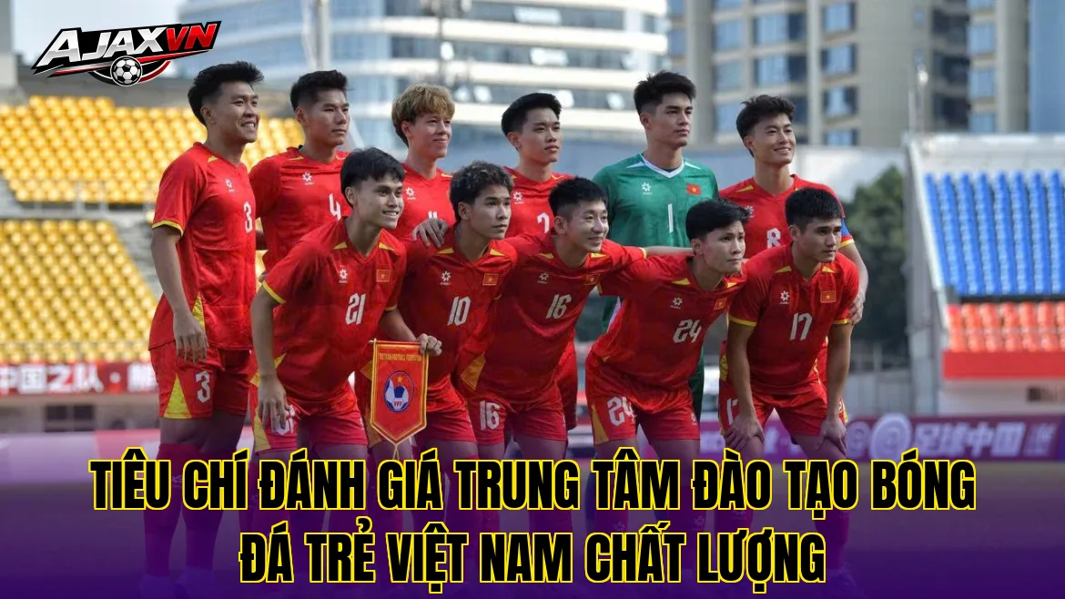 Tiêu chí đánh giá trung tâm đào tạo bóng đá trẻ Việt Nam chất lượng