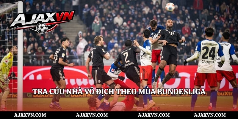 Tra cứu nhà vô địch theo mùa Bundesliga