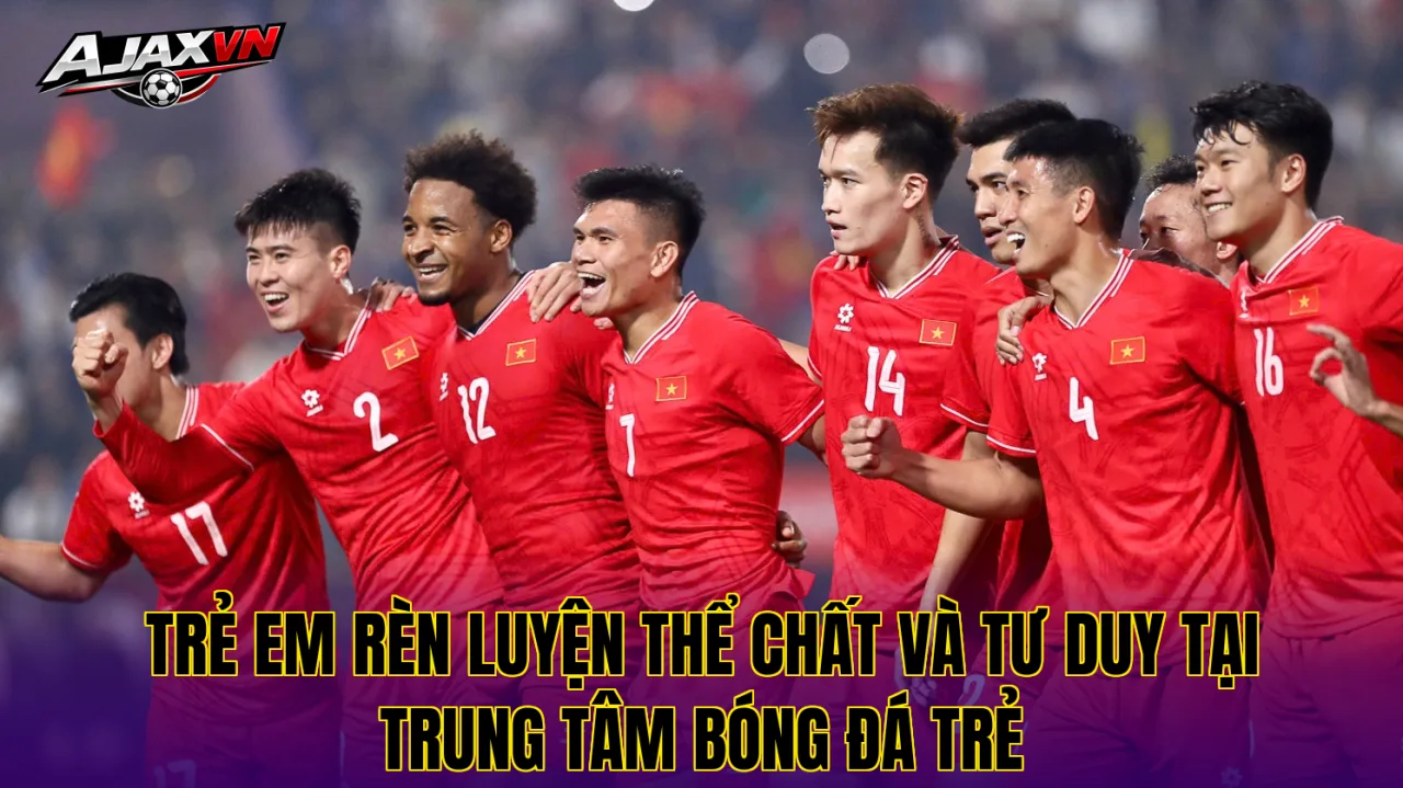 Trẻ em rèn luyện thể chất và tư duy tại trung tâm bóng đá trẻ